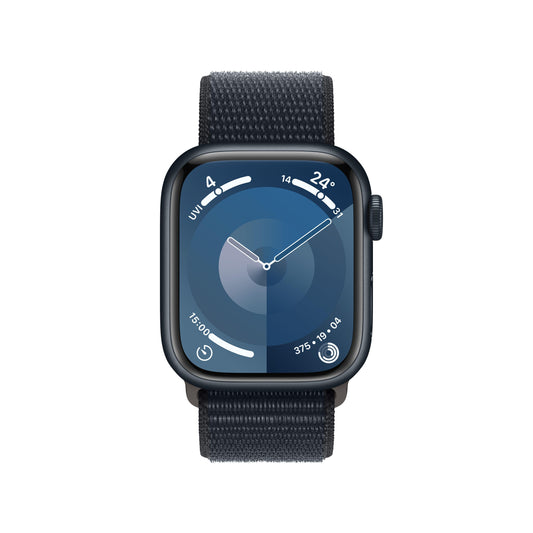 Apple Watch Series 9 GPS + Cellular 41mm Midnight Aluminium Case with Midnight Sport Loop