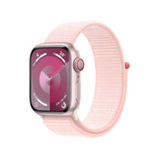 Apple Watch Series 9 GPS + Cellular 41mm Pink Aluminium Case with Light Pink Sport Loop