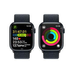 Apple Watch Series 9 GPS + Cellular 45mm Midnight Aluminium Case with Midnight Sport Loop
