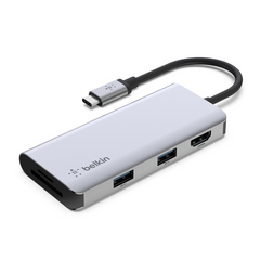 Belkin Connect USB-C 5-in-1 Multiport Adapter Hub
