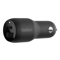 Belkin BoostCharge 37W Dual Car Charger with PPS Technology
