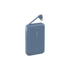 Belkin Boostcharge Power Bank 10K Pd With Intergrated Cable - Blue