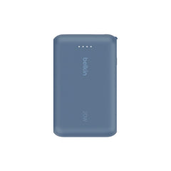 Belkin Boostcharge Power Bank 10K Pd With Intergrated Cable - Blue