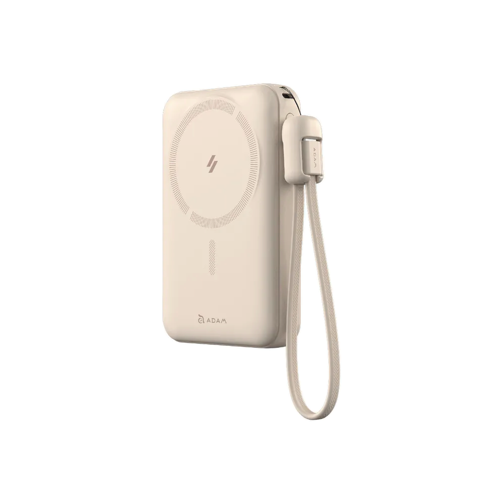 ADAM elements VIONTA C2 Pro 8-in-1 Magnetic Power Bank 10,000 mAh (Milk Tea)