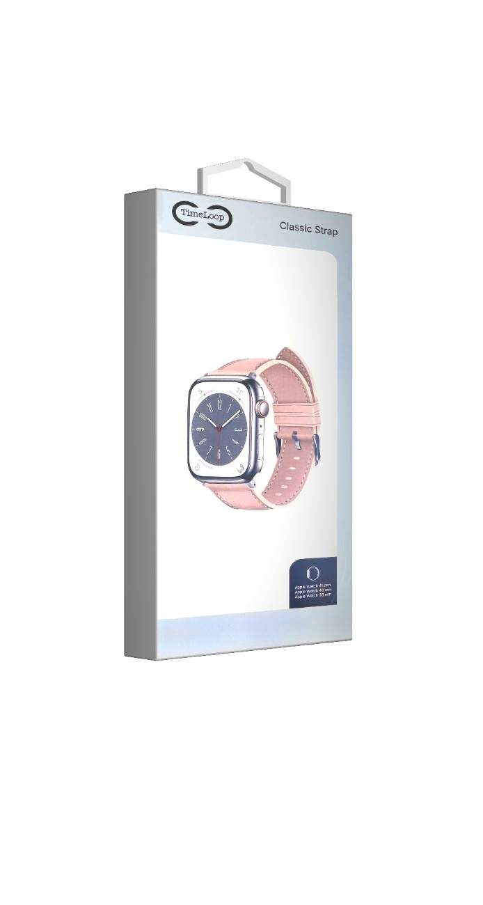 TimeLoop Apple Watch Classic Strap 41mm/40mm/38mm (Pink)