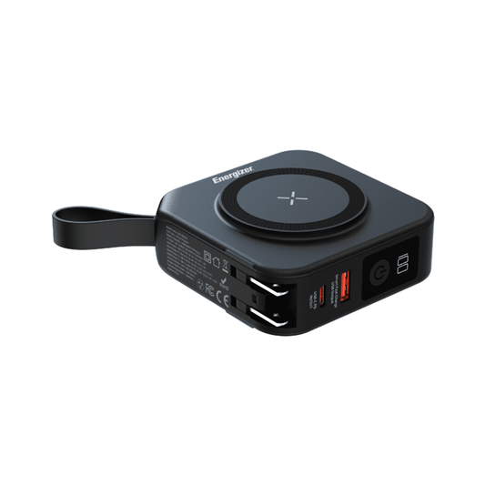 Energizer 10000mAh Magnetic Wireless Power Bank and with AC Charger