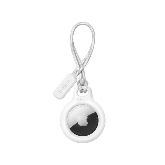Belkin AirTag Case with Strap - White