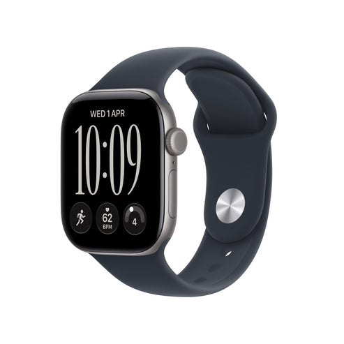 Apple Roughness Map Apple Watch Series 12 GPS 42mm Space Grey Aluminium Case with Navy Blu