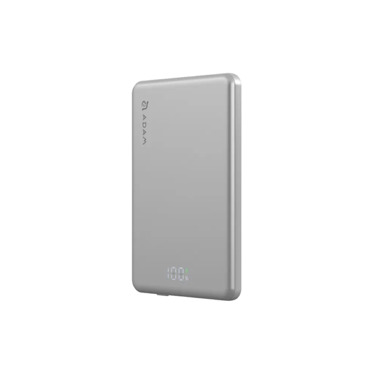 ADAM elements VIONTA L5 Ultra Slim Magnetic Wireless Charging Power Bank - 5000mAh (Silver)