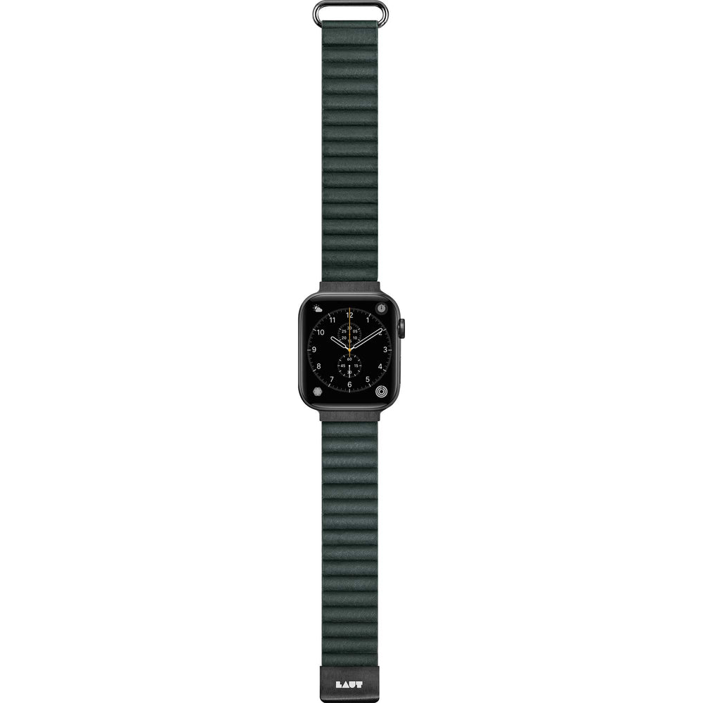 Laut Luxe Watch Strap for Apple Watch 42/41/40mm ( Series 4-11/SE 1-3 ) - Pine Green
