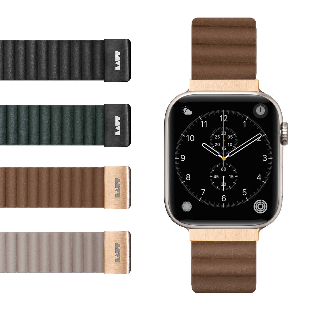 Laut Luxe Watch Strap for Apple Watch 42/41/40mm ( Series 4-11/SE 1-3 ) - Pine Green