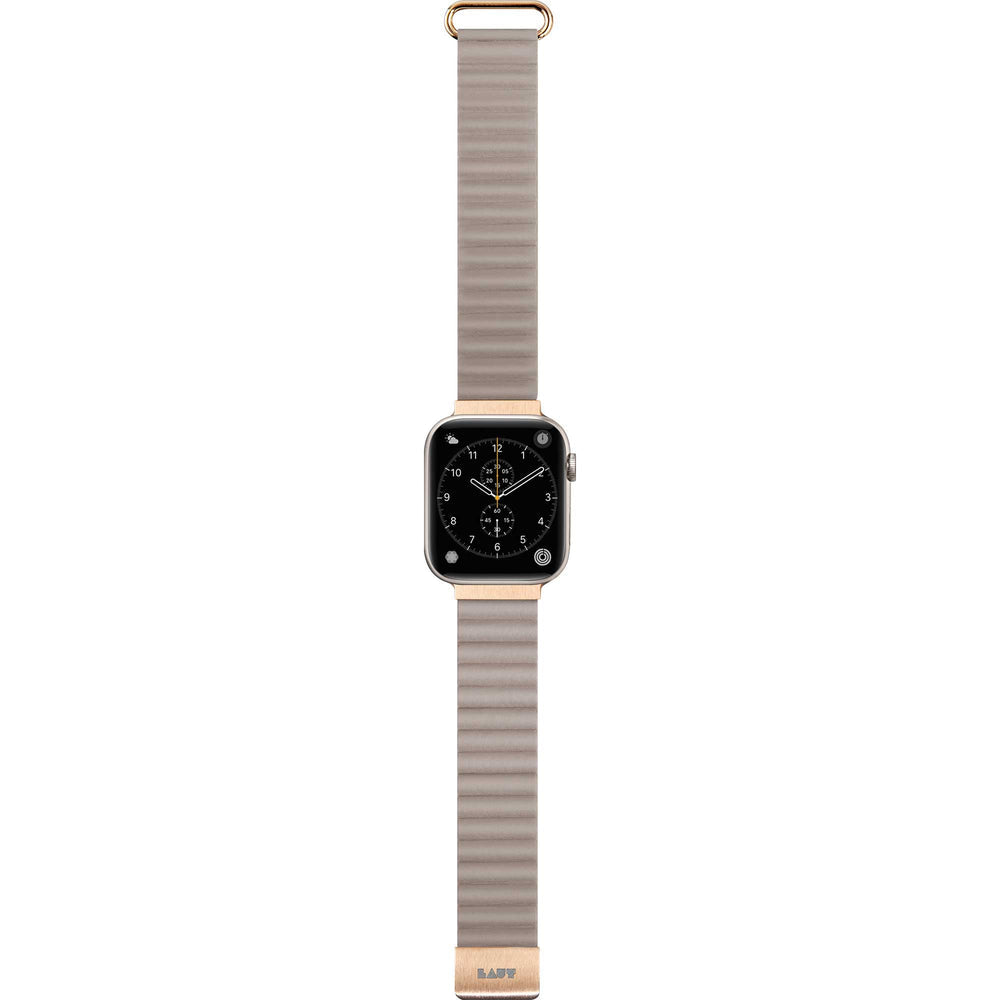 Laut Luxe Watch Strap for Apple Watch 49/45/44/42mm ( Series 4-11/SE 1-3 /Ultra 1-3) - Beige