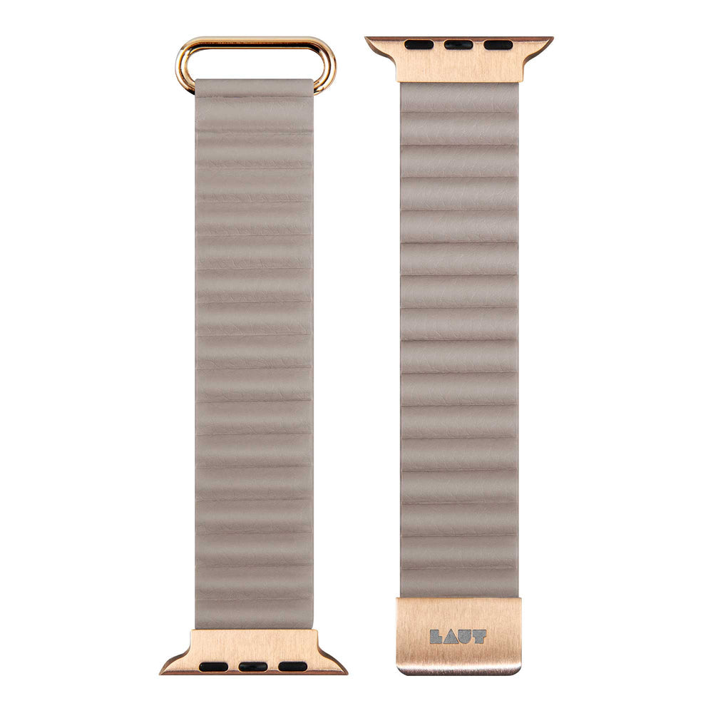 Laut Luxe Watch Strap for Apple Watch 49/45/44/42mm ( Series 4-11/SE 1-3 /Ultra 1-3) - Beige