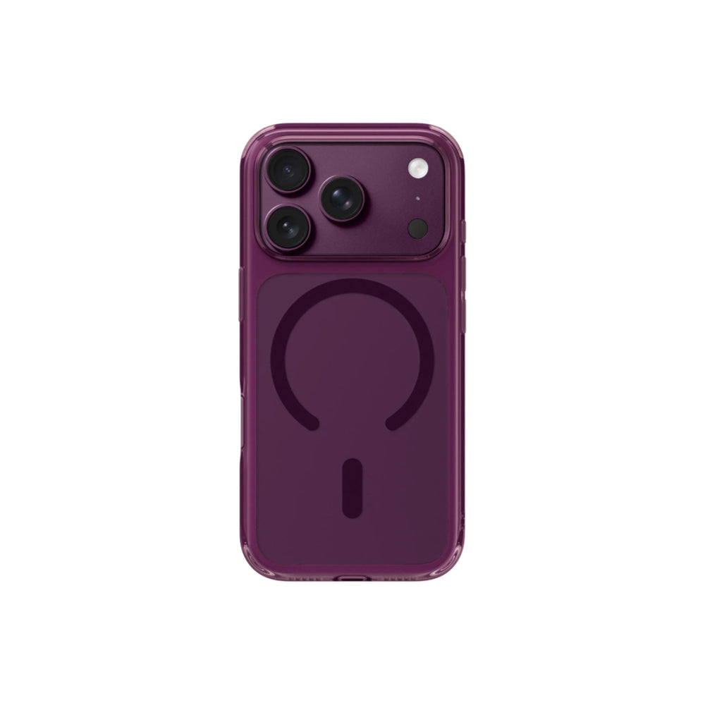 Laut Crystal Fluro| Magsafe for iPhone 18 Pro/17 Pro  - Clear Burgundy