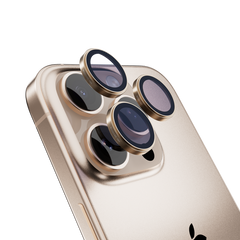 Mageasy iPhone 16 Pro/Pro Max Lenz Sapphire Lens Protector Titanium