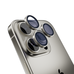 Mageasy iPhone 16 Pro/Pro Max Lenz Sapphire Lens Protector Titanium