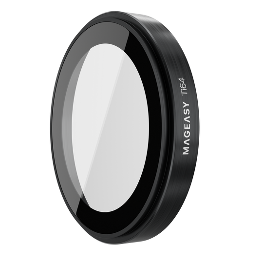 Mageasy iPhone 16 Pro/Pro Max Lenz Sapphire Lens Protector Titanium