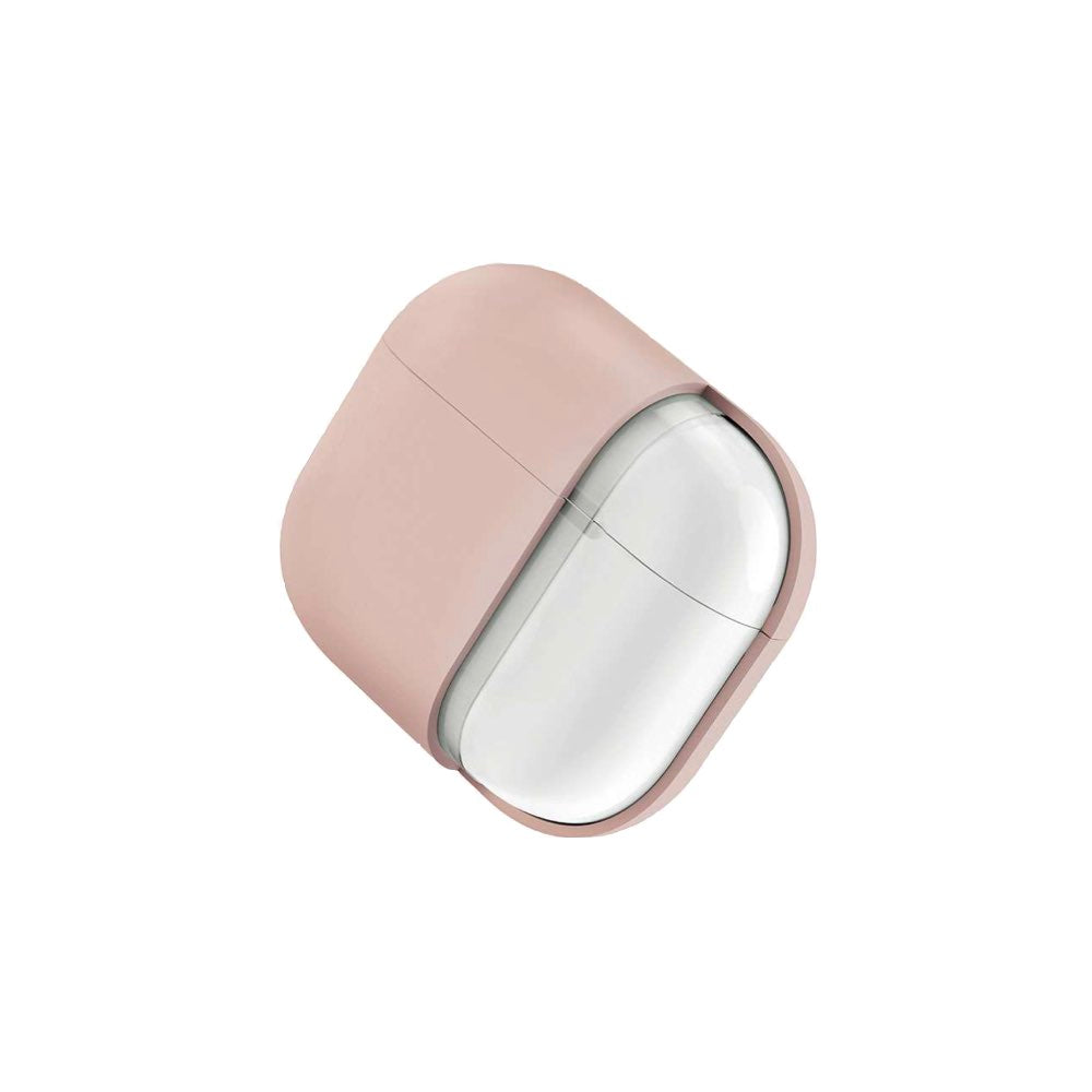 Uniq Lino Hybrid Liquid Silicon AirPods 4th Gen (2024) Case - Pink