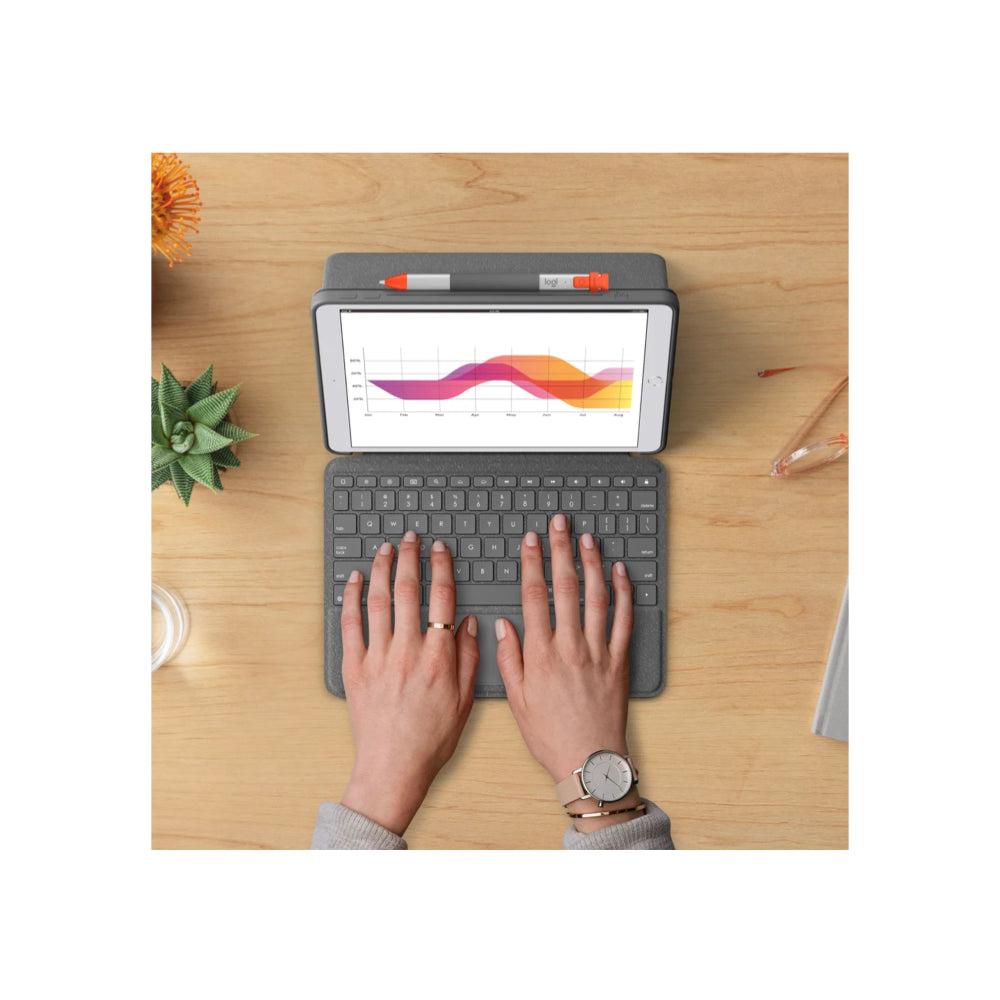 Logitech Combo Touch for iPad 10.2 (7th/ 8th Gen) - Graphite