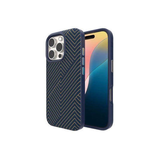 ZAGG-Cases-London Snap-Apple iPhone 16 Pro Max Navy Gold