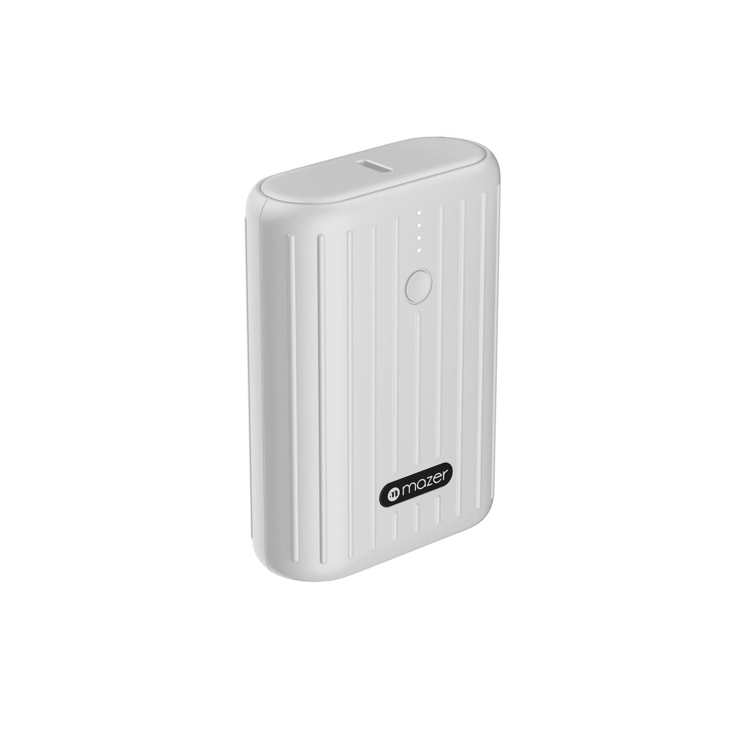 MAZER PowerCHARGE 10000mAh/PD22.5W/QC3.0 Input USB-C/Dual Output-White