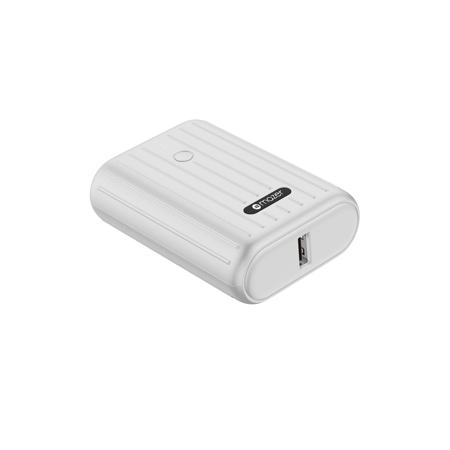 MAZER PowerCHARGE 10000mAh/PD22.5W/QC3.0 Input USB-C/Dual Output-White