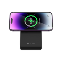 Mazer 3in1 MagSafe, Qi&Apple Watch Wireless Charging Stand-Black