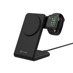 Mazer 3in1 MagSafe, Qi&Apple Watch Wireless Charging Stand-Black