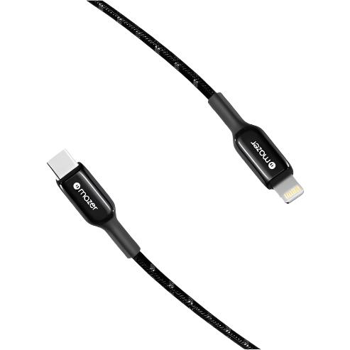 Mazer InfiniteLINK 3 Pro 240W/1.25M USB-C Cable-Black