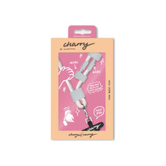 M.Craftsman Charry C to C 2 in 1 Cable + Wrist Phone Strap (Pink)