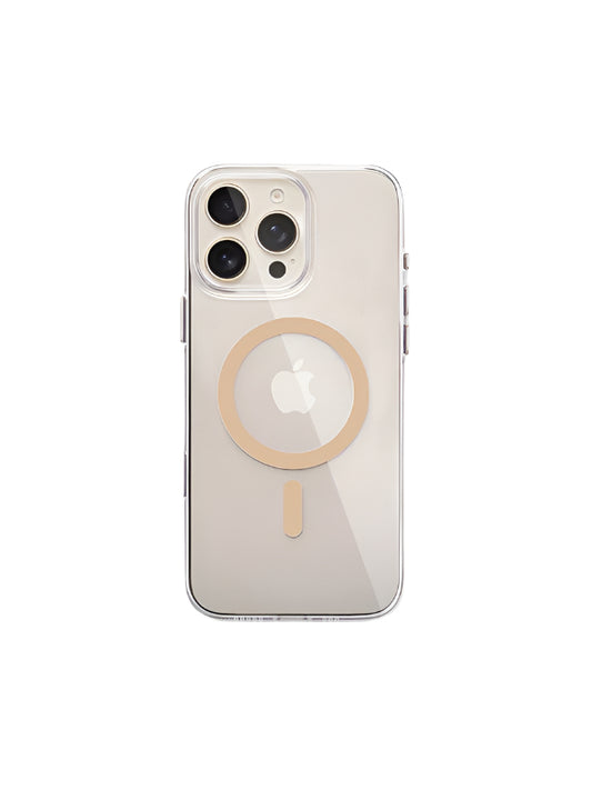 M.Craftsman Magsafe Casing with Camera Control Button for iPhone 16 Pro Max - Clear/Desert