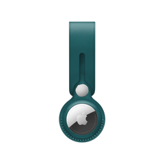 AirTag Leather Loop - Forest Green