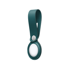 AirTag Leather Loop - Forest Green