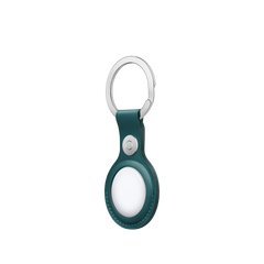 AirTag Leather Key Ring - Forest Green