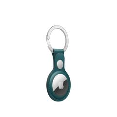 AirTag Leather Key Ring - Forest Green