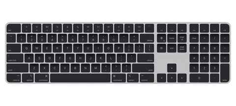 Magic Keyboard with Touch ID and Numeric Keypad for Mac models with Apple silicon - US English - Black Keys