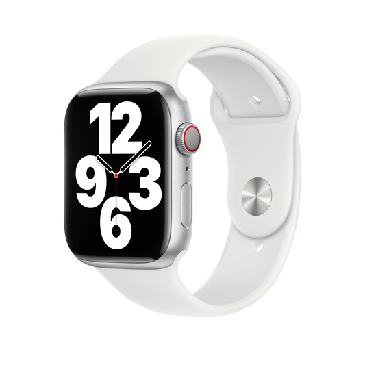 45mm White Sport Band