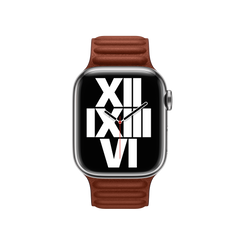 41mm Umber Leather Link - S/M