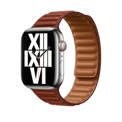 45mm Umber Leather Link - S/M