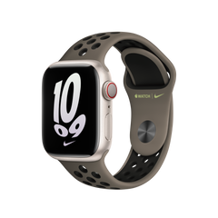 41mm Olive Grey/Black Nike Sport Band