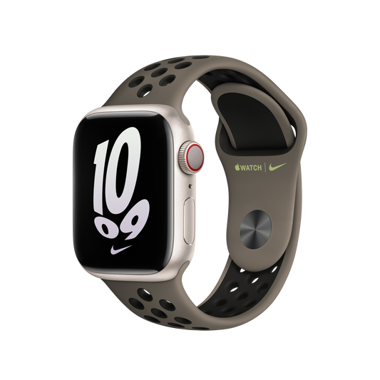 41mm Olive Grey/Black Nike Sport Band