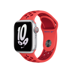 41mm Bright Crimson/Gym Red Nike Sport Band