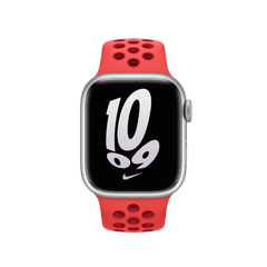 41mm Bright Crimson/Gym Red Nike Sport Band