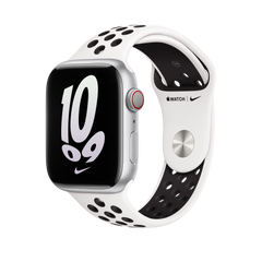 45mm Summit White/Black Nike Sport Band