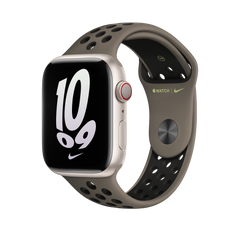 45mm Olive Grey/Black Nike Sport Band