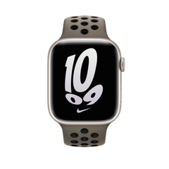 45mm Olive Grey/Black Nike Sport Band