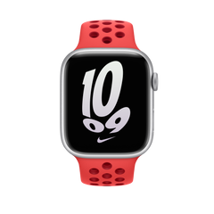 45mm Bright Crimson/Gym Red Nike Sport Band