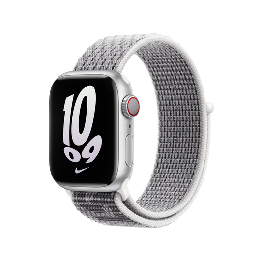 41mm Summit White/Black Nike Sport Loop