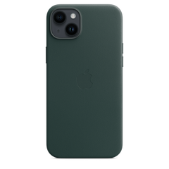 iPhone 14 Plus Leather Case with MagSafe - Forest Green
