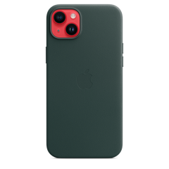 iPhone 14 Plus Leather Case with MagSafe - Forest Green